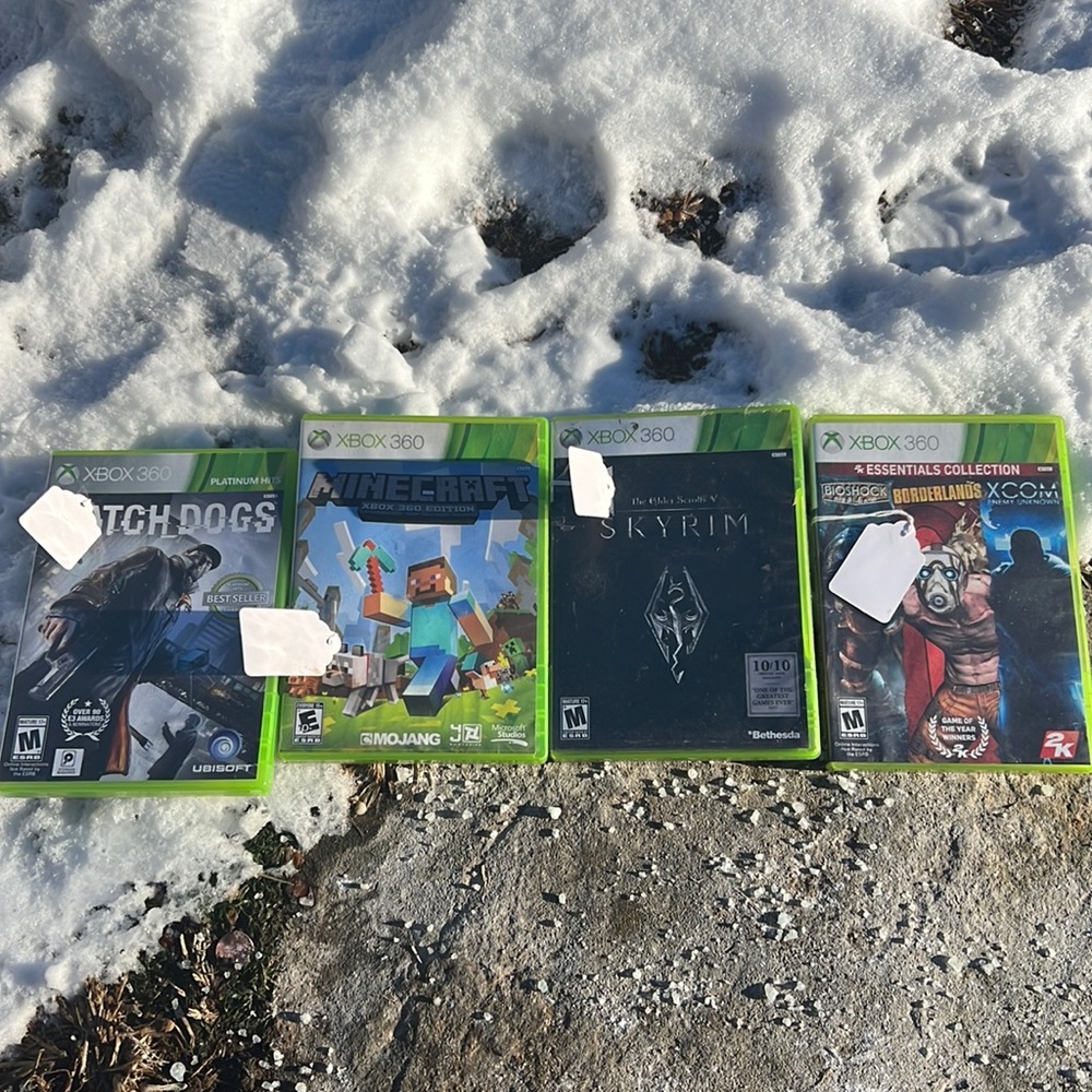 XBOX GAMES ALL 4 for sale